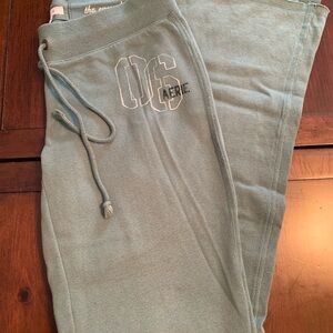 Aerie Sage Green Women’s low rise Vintage Y2K sweatpants size Medium